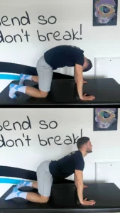 cat cow istezanje kicme