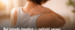 Bol između lopatica — najčešći uzroci kod sedentarnih profesionalaca