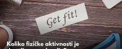 Koliko fizičke aktivnosti je